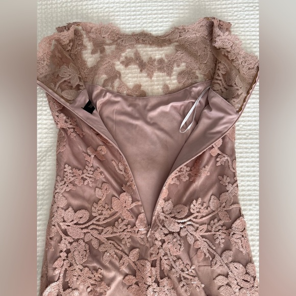 Tadashi Shoji Pink Lace Dress - Picture 7 of 8